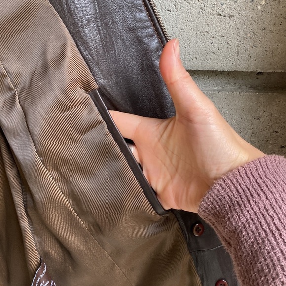 Danier Leather Coffee Brown Jacket - Picture 7 of 8